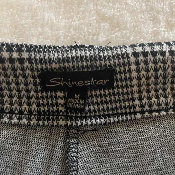 Shinestar | houndstooth wide leg pant - Picture 6 of 11